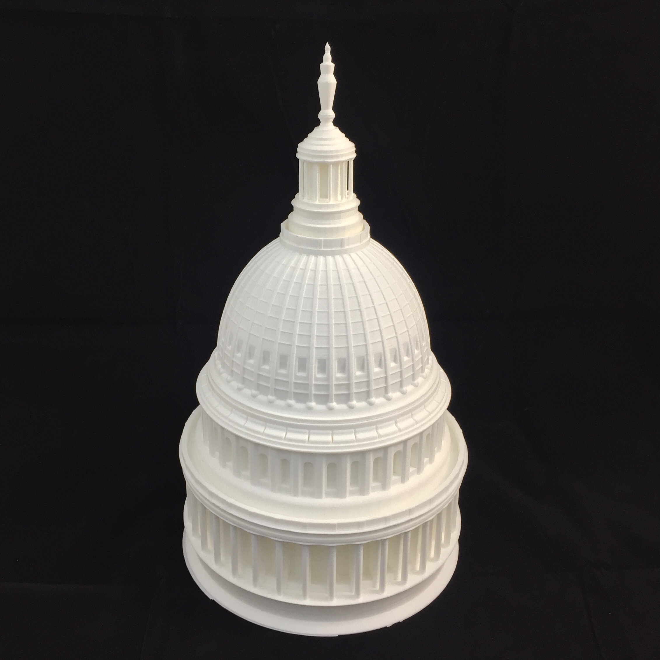 2018 - One of the nine 3D-printed table lamps I made on order for a wedding in Washington DC.